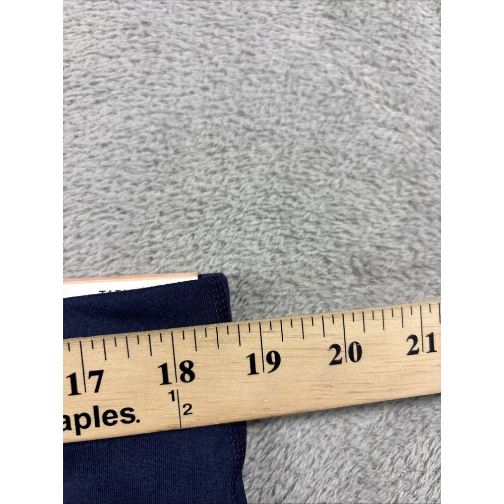 ID Ideology Womens Size 2X High Waist Side Pocket Crop Leggings Navy NWT - Picture 3 of 8